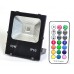 50W AC100-240V Slim RF RGB color changing Slim LED Floodlight Project Lamp with Memory Function IP65